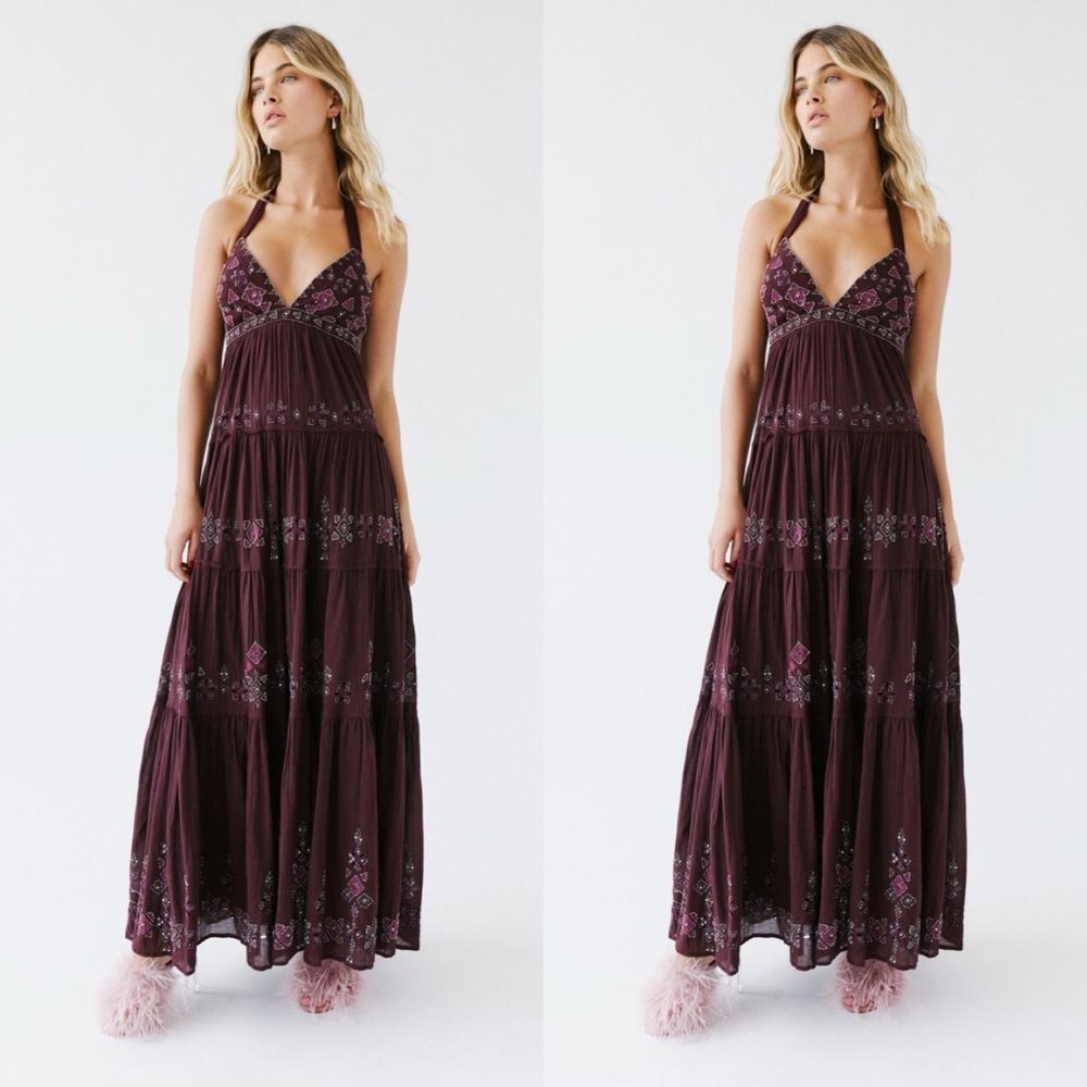 Free People Glitter Me Timbers Gown